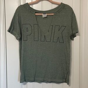 Victoria's Secret PINK Olive Tee
